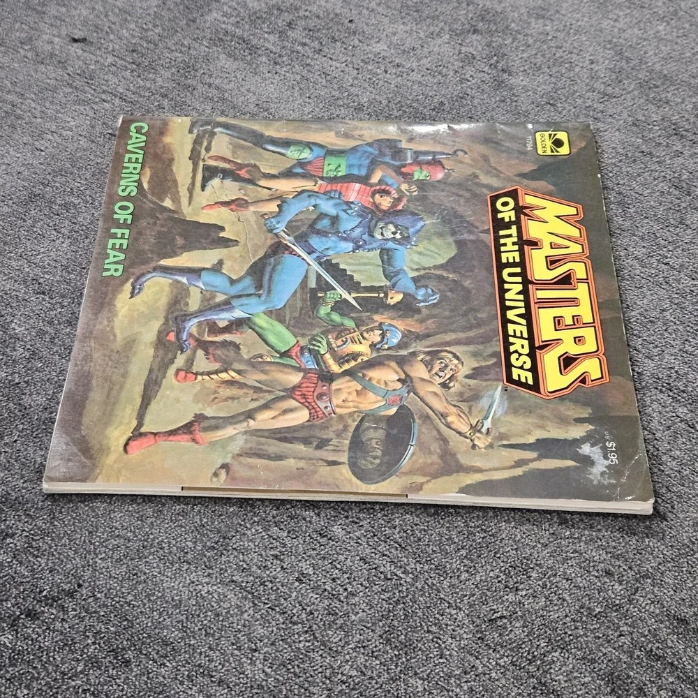 Vintage Masters‎ of the Universe Caverns of Fear 1983 He-Man Skeletor Book